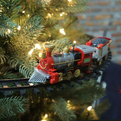 train set for around christmas tree